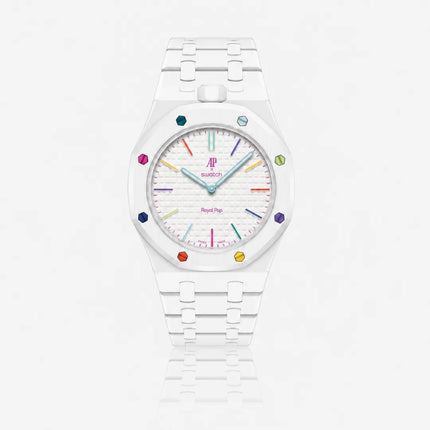 Bracelet Céramique Royal Pop Huit Blanc