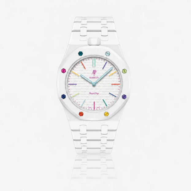 Bracelet Céramique Royal Pop Huit Blanc