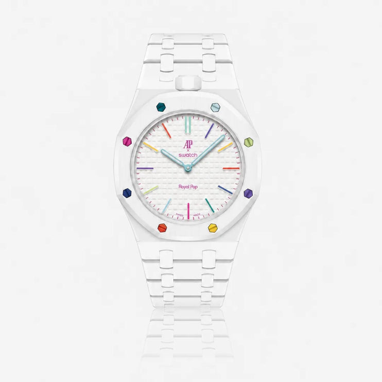 Bracelet Céramique Royal Pop Huit Blanc