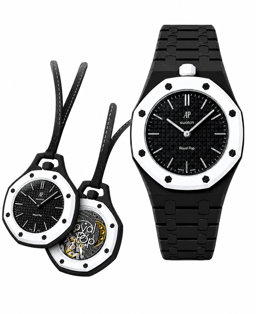 Royal Pop + Bracelet Royal Pop Bioceramic Noir