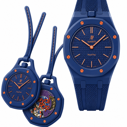 Royal Pop + Bracelet Royal Pop Silicone Bleu Navy