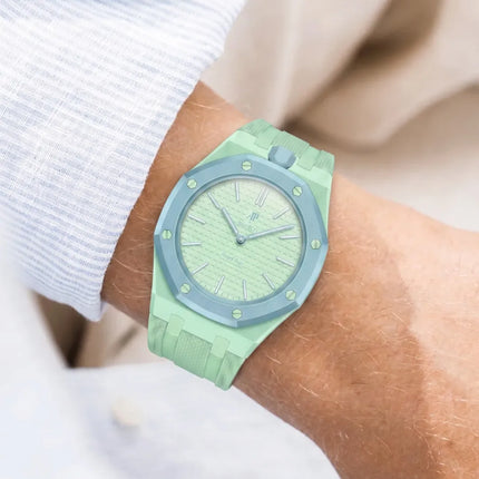 Bracelet Royal Pop Silicone Vert Pastel
