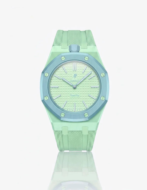 Bracelet Royal Pop Silicone Vert Pastel