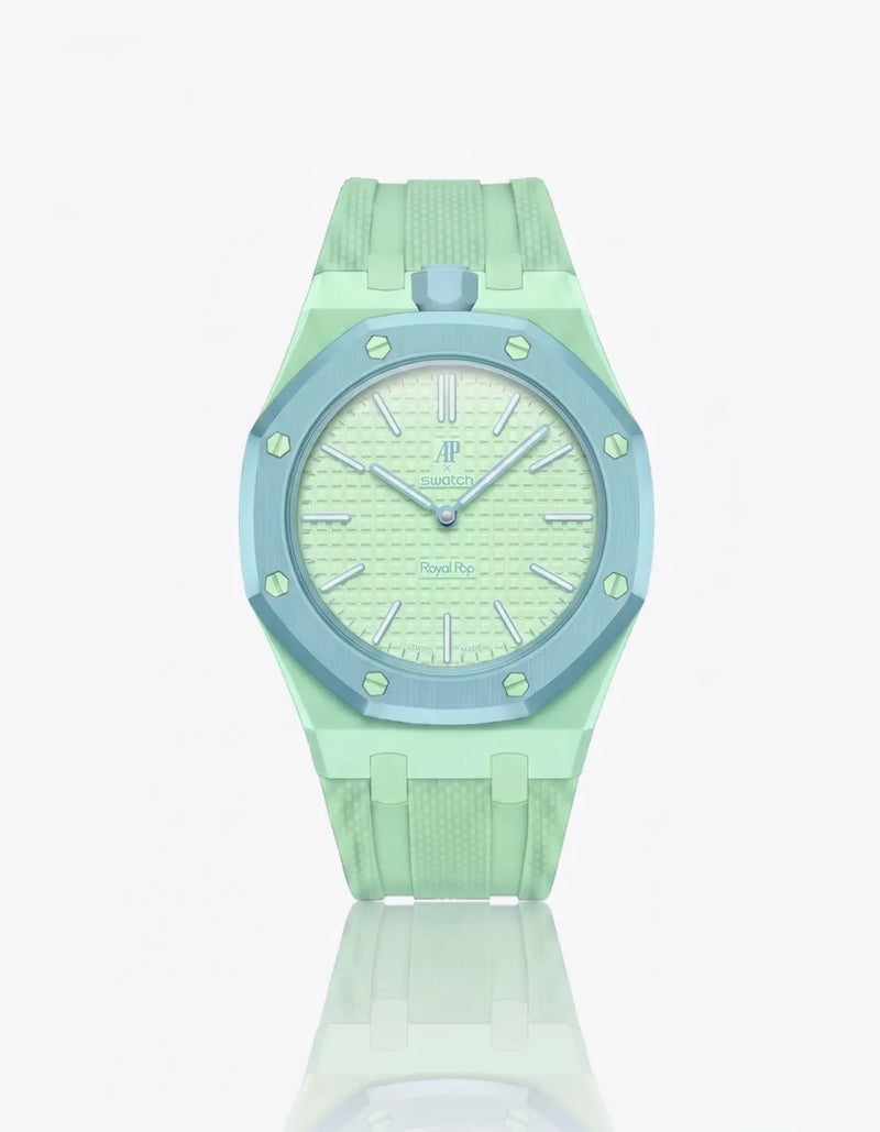 Bracelet Royal Pop Silicone Vert Pastel