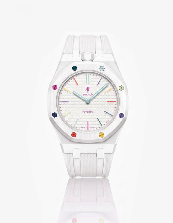 Bracelet Royal Pop Silicone Blanc Signature