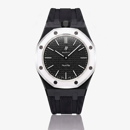 Bracelet Royal Pop Silicone Noir & Blanc